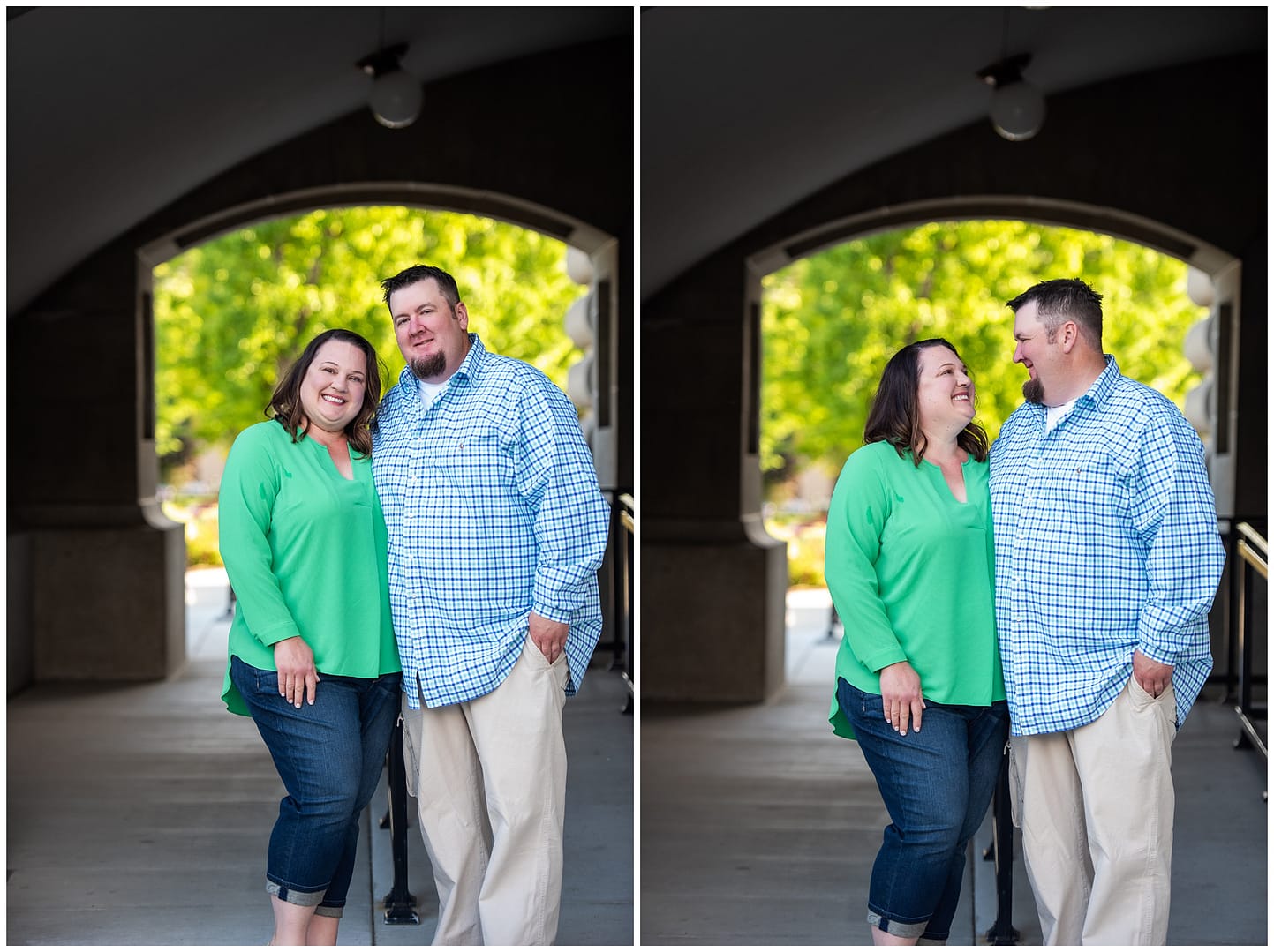Mom & Dad pose for photos. Photos by Tiffany Hix Photography.