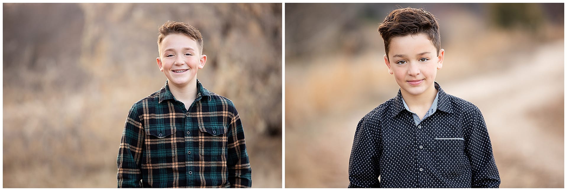 Children's outdoor portraits. Photos by Tiffany Hix Photography.