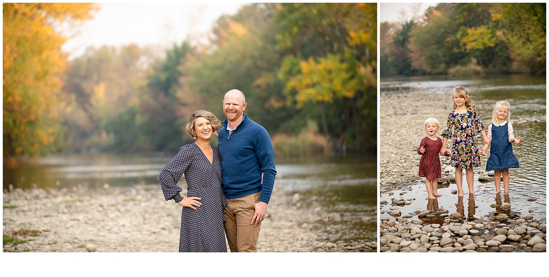 Mom and dad pose together. Photo by Tiffany Hix Photography.